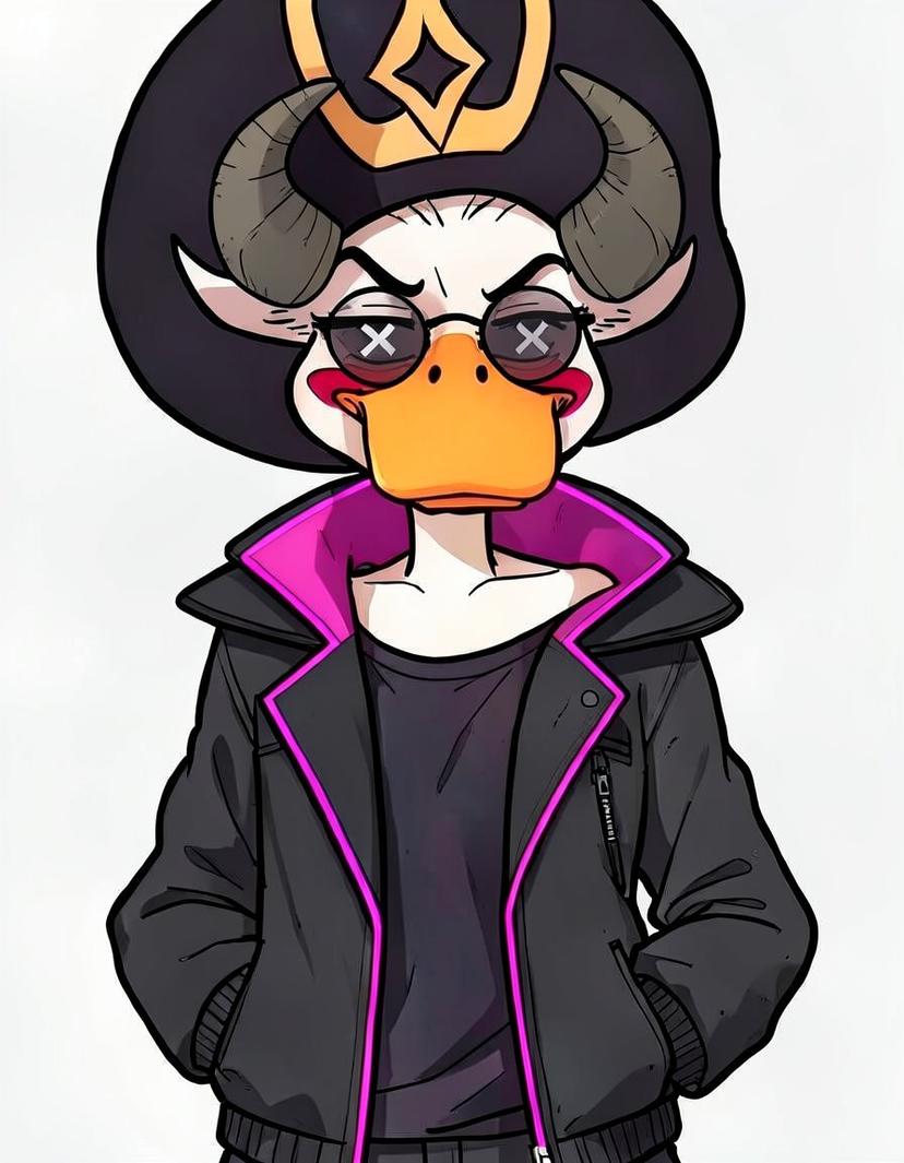 Quillshade, a Hazbin Hotel OC made on GenTube