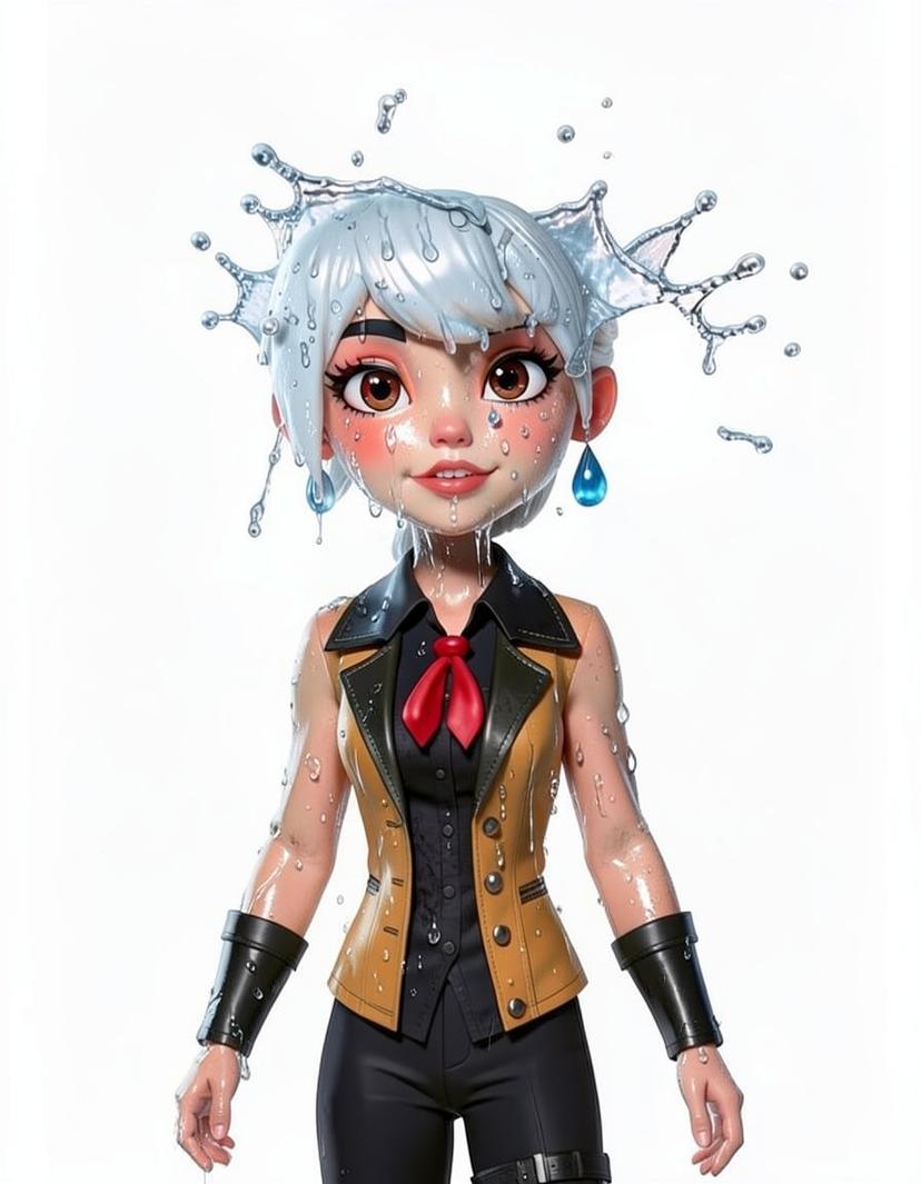 ren, a Digital Circus OC made on GenTube