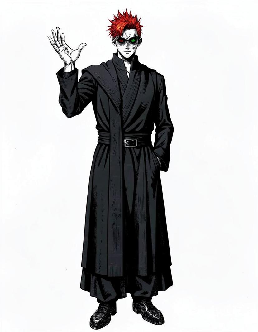 Ranmaru Konton, a Jujutsu Kaisen OC made on GenTube