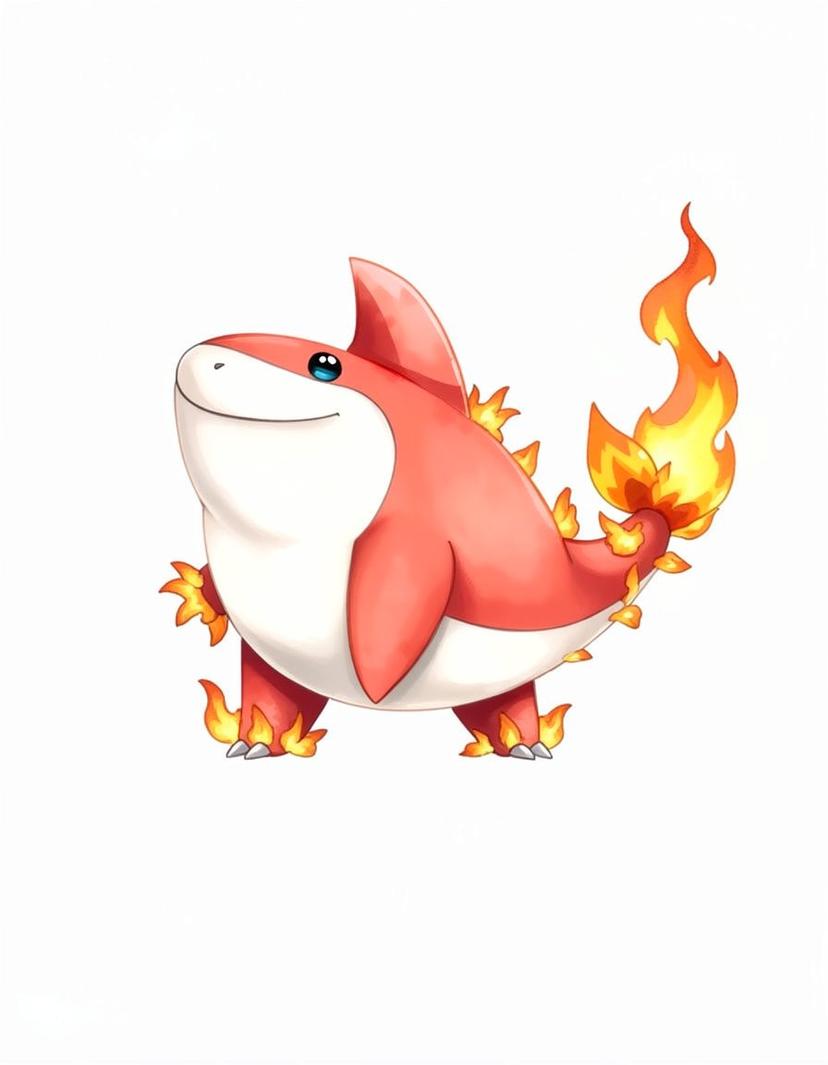 Emberfin, a Pokemon OC made on GenTube