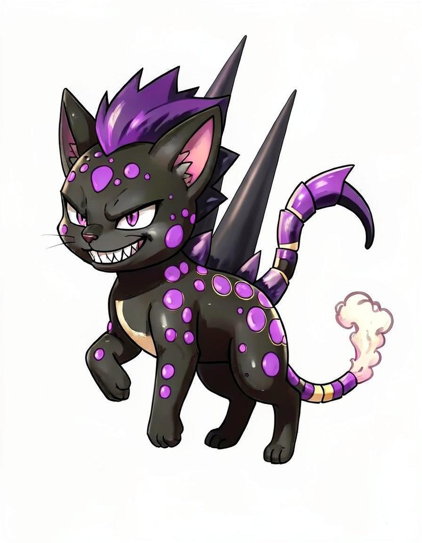 Blightwhisk, a Pokemon OC made on GenTube
