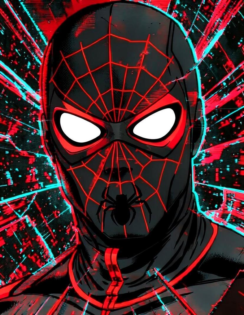 Nightweaver, a Spider Man OC made on GenTube
