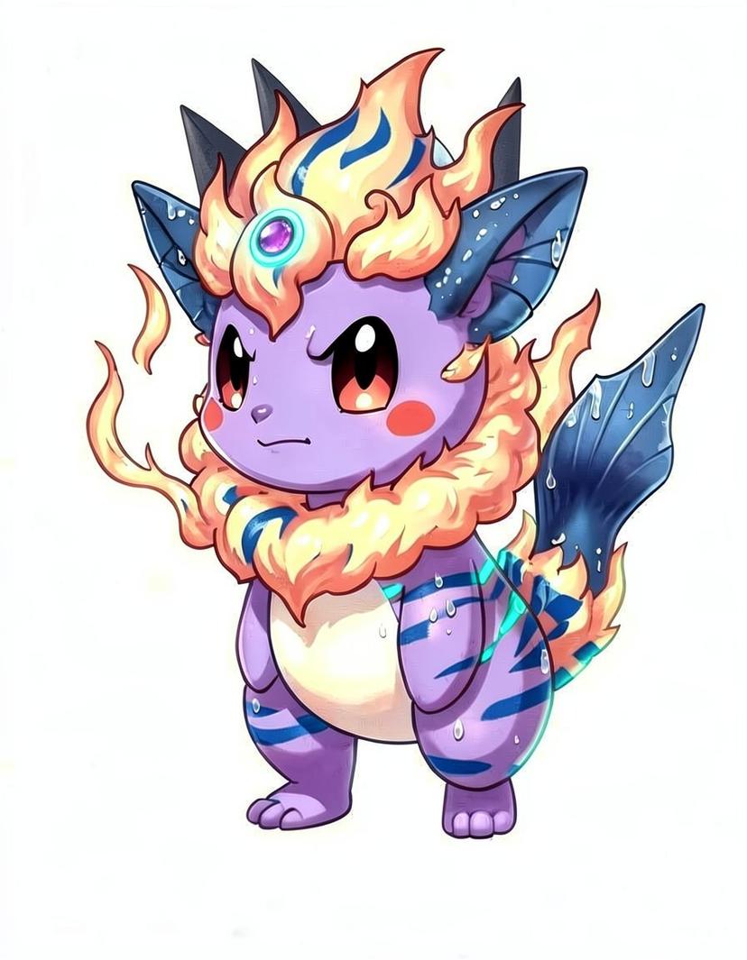 Scorchra, a Pokemon OC made on GenTube