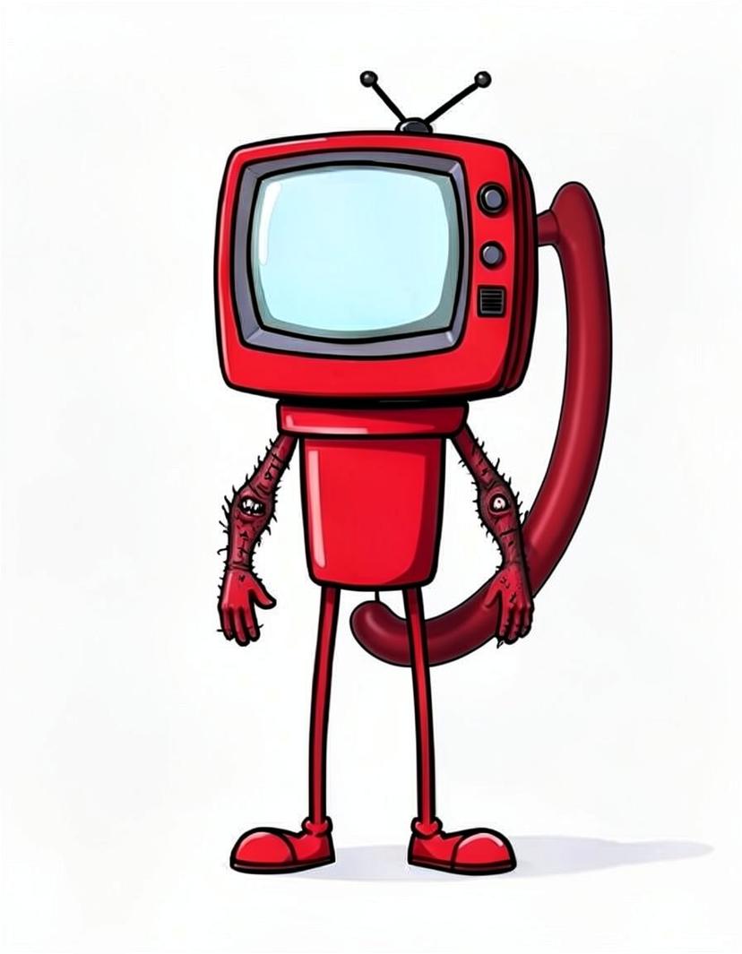 The red vee, a Dandys World OC made on GenTube
