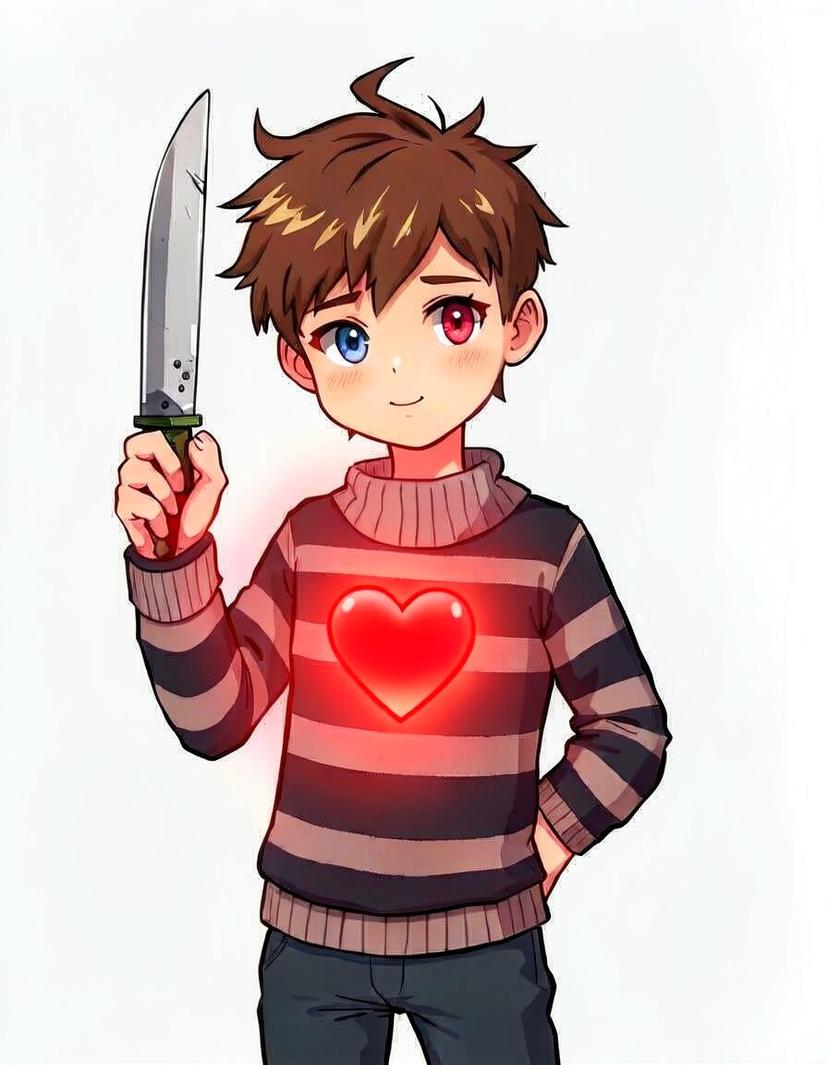 Pax Finch, a Undertale OC made on GenTube