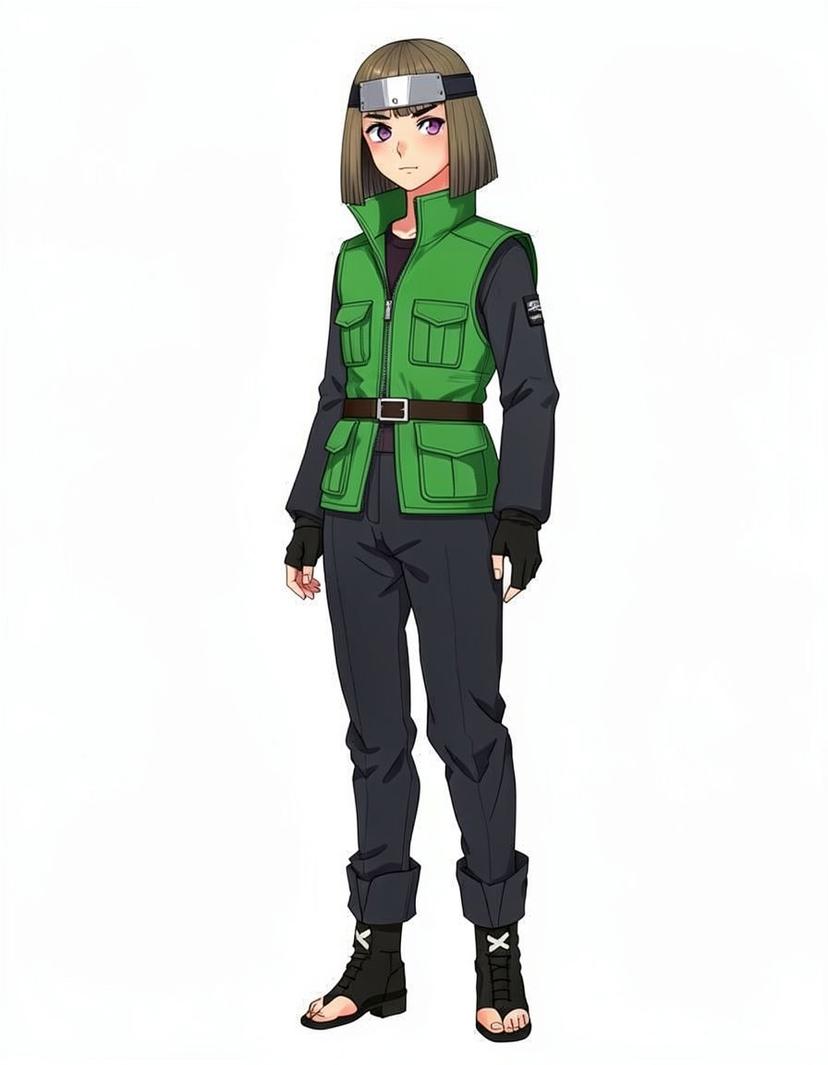Lilac Vale, a Naruto OC made on GenTube