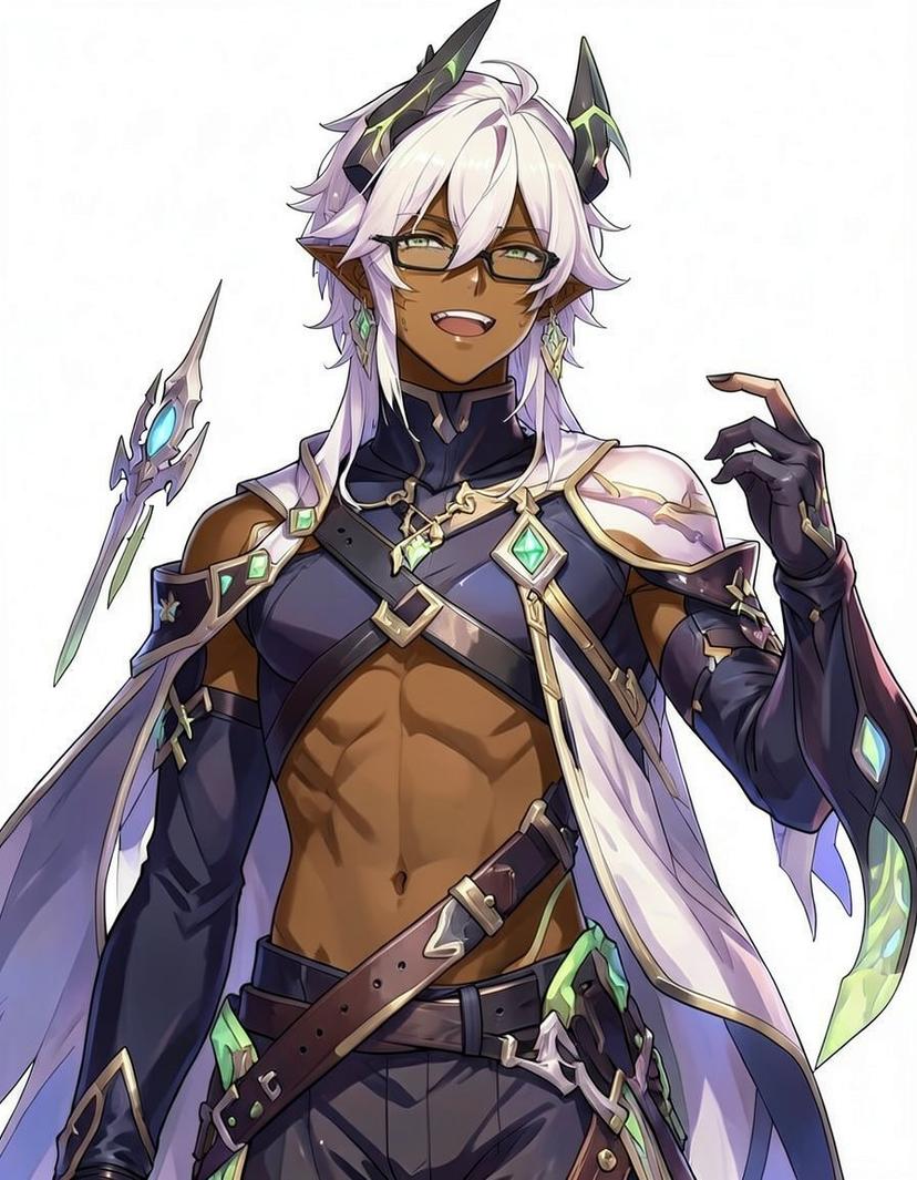 Zyel, a Genshin OC made on GenTube