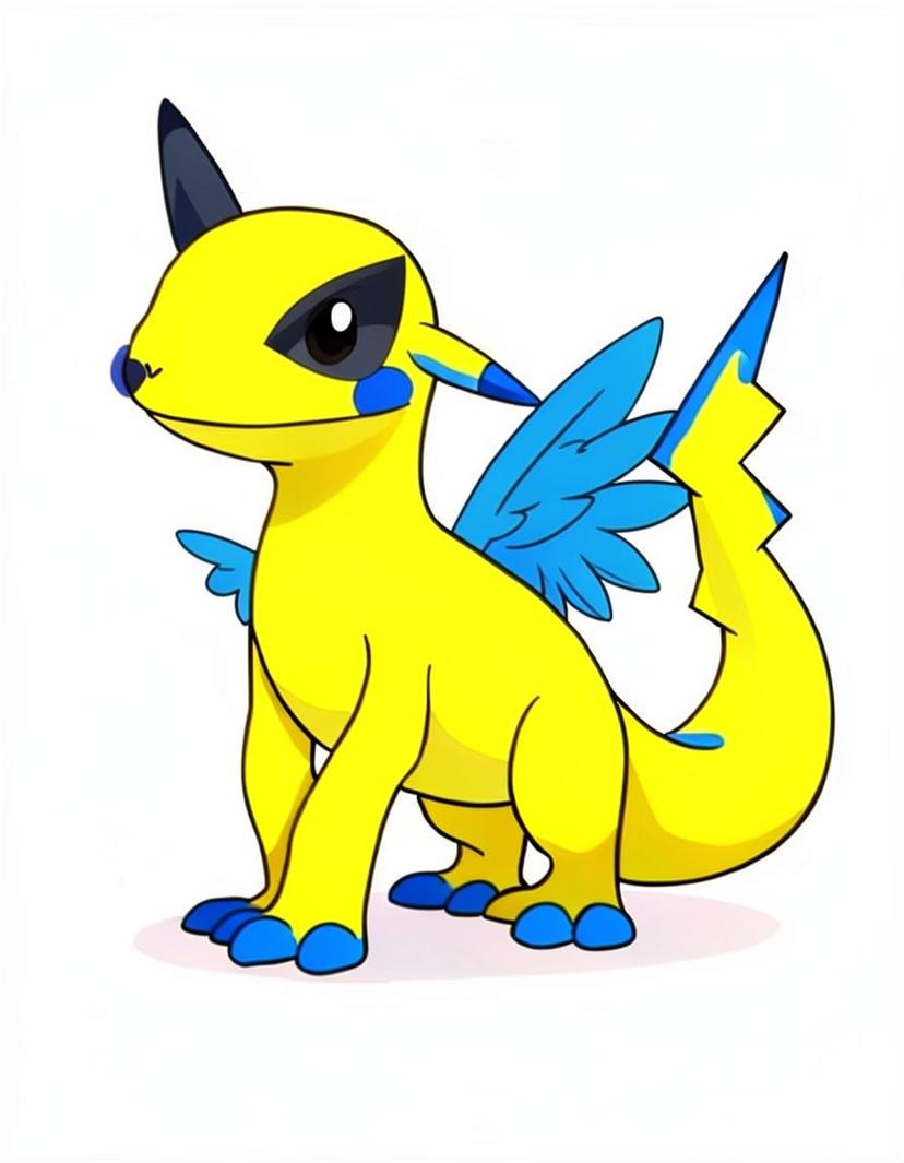 Dragetric, a Pokemon OC made on GenTube