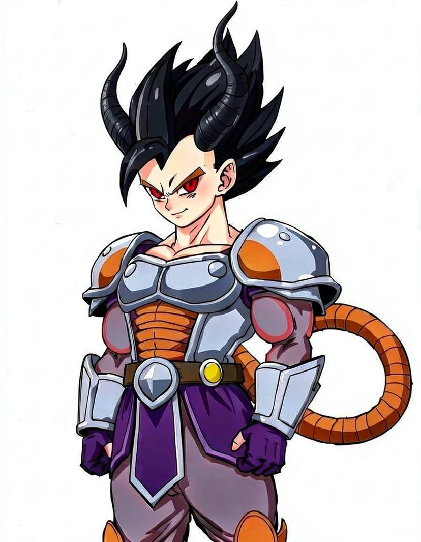 Spinach, a Dragon Ball OC made on GenTube