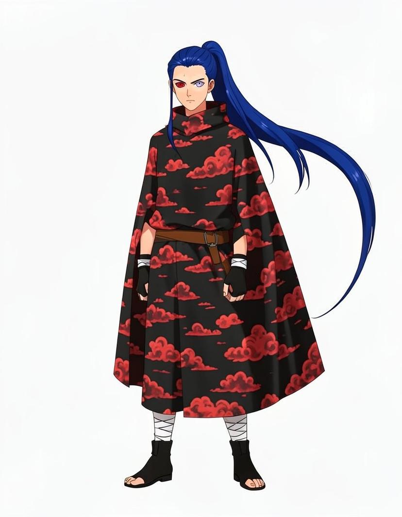 Shade Riven, a Naruto OC made on GenTube