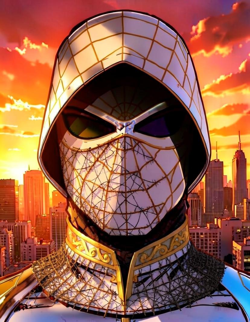 Scarlet Shade, a Spider Man OC made on GenTube