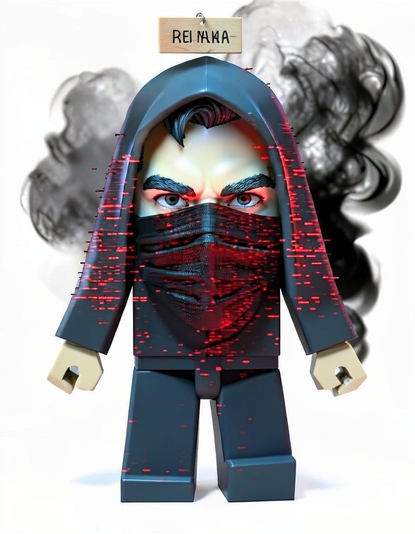 Glitchreaper, a Forsaken OC made on GenTube