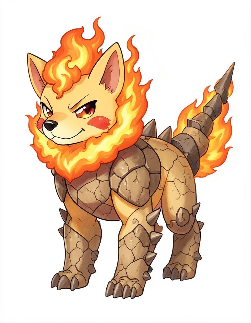 Pyrolo, a Pokemon OC made on GenTube