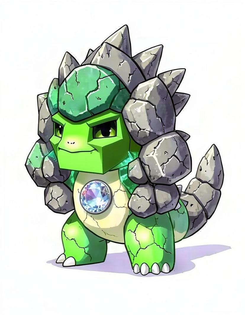 Zamrudon, a Pokemon OC made on GenTube