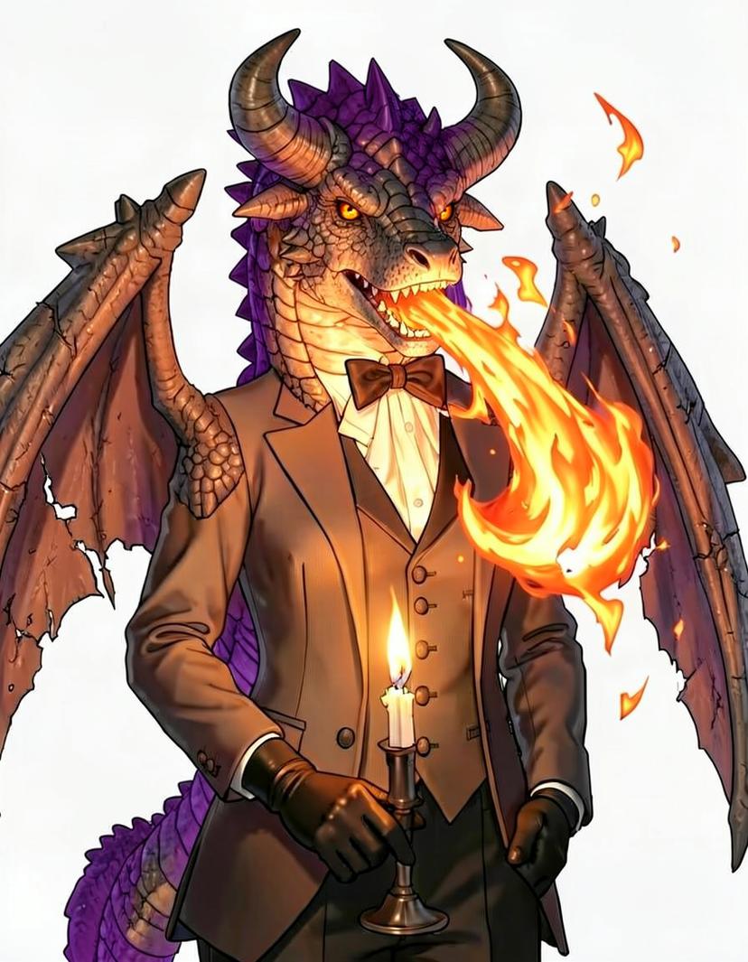 Violetstride, a Game of Thrones Dragon OC made on GenTube