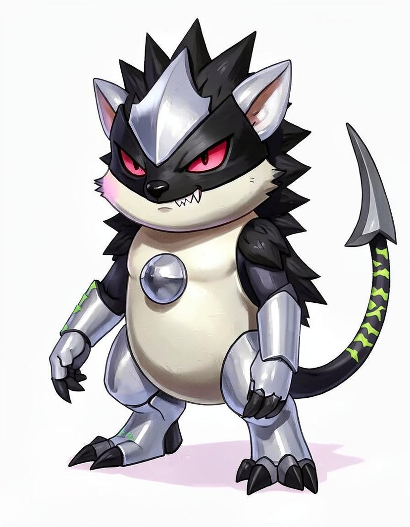 Badgknight, a Pokemon OC made on GenTube