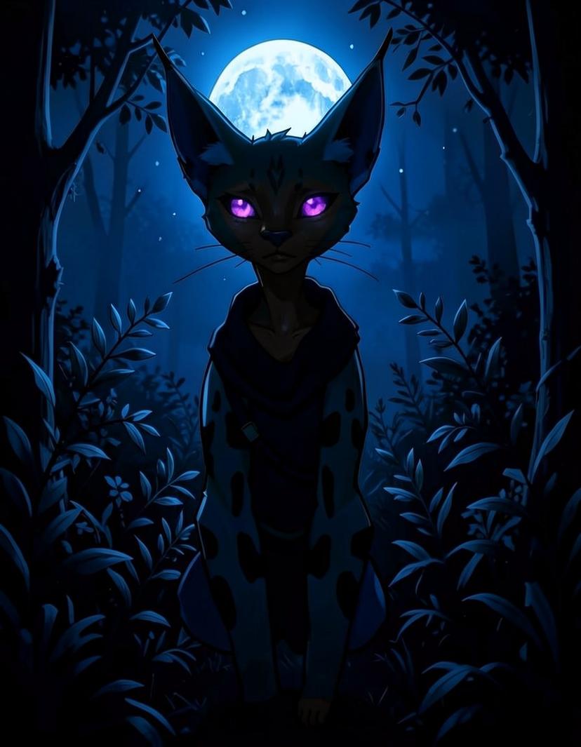 Shadowstripe, a Warrior Cats OC made on GenTube