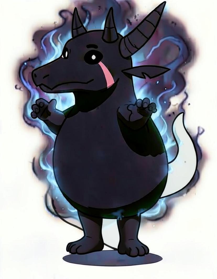 Gloomtail, a Pokemon OC made on GenTube