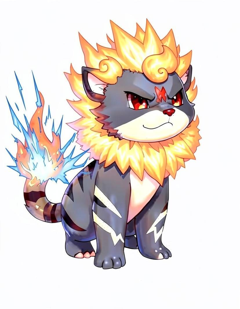 Scorchstripe, a Pokemon OC made on GenTube