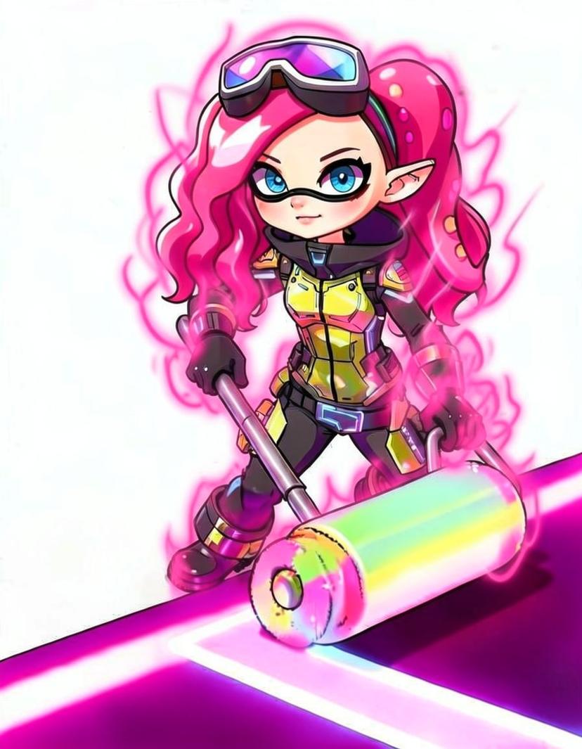 Abby, a Splatoon OC made on GenTube