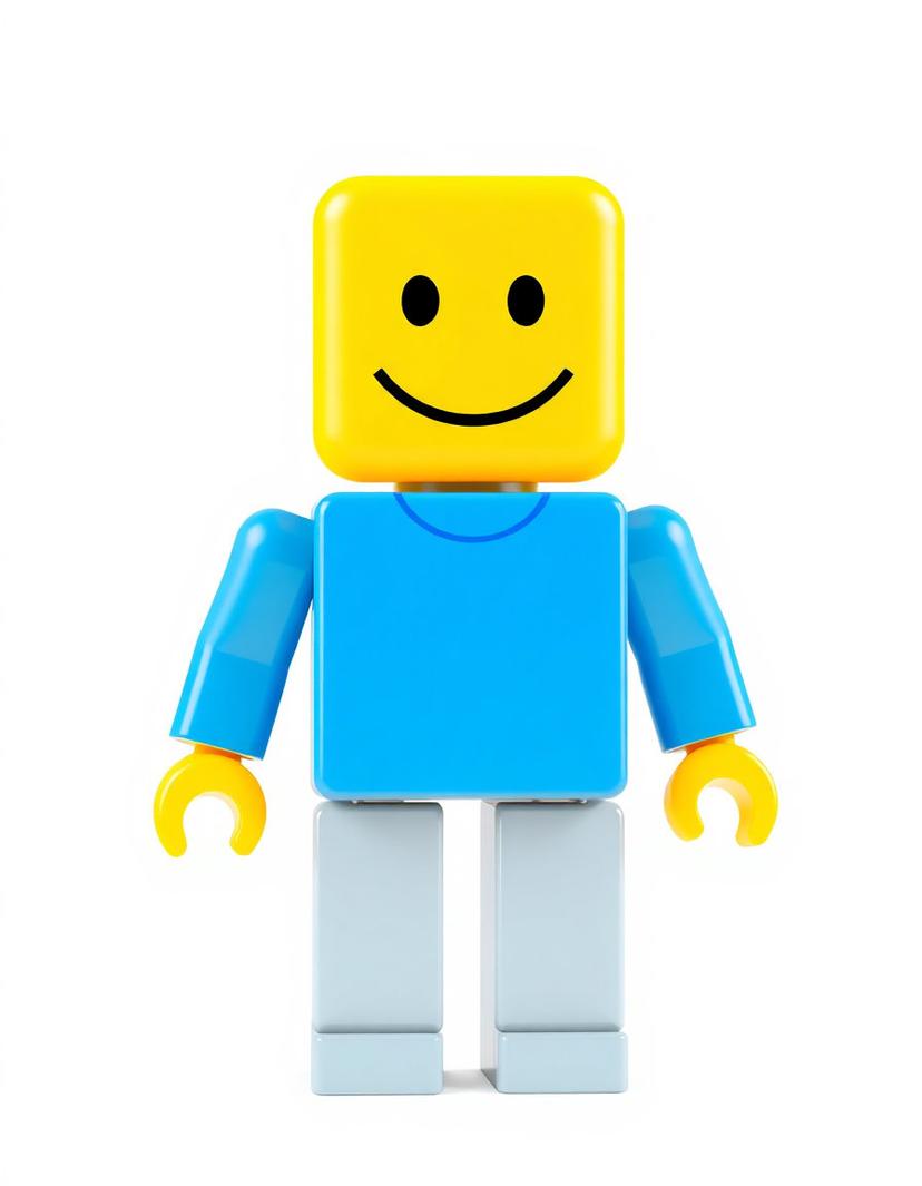 Bluebrick, a Roblox OC made on GenTube