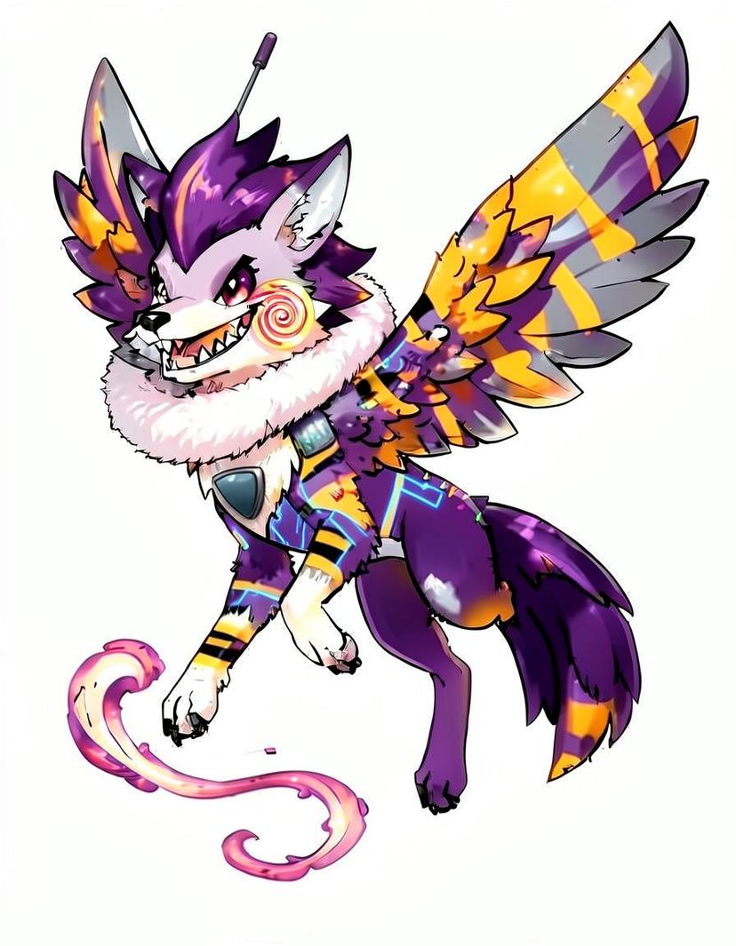 Phantwolf, a Pokemon OC made on GenTube