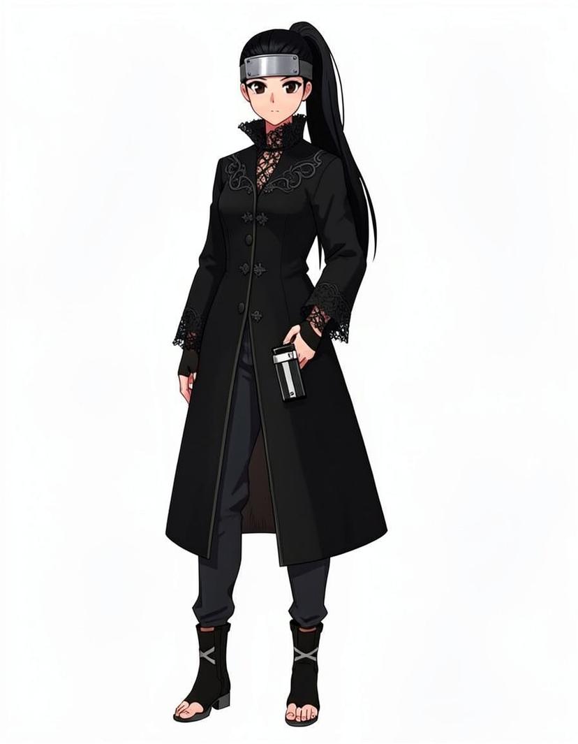 Lilac Veil, a Naruto OC made on GenTube