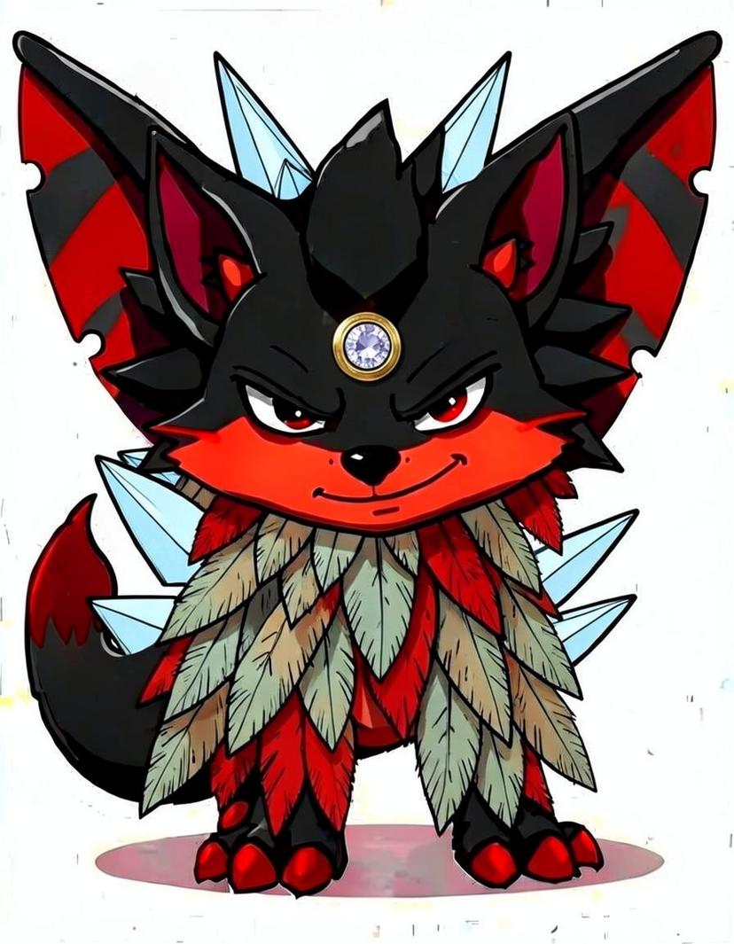 Shadefang, a Pokemon OC made on GenTube