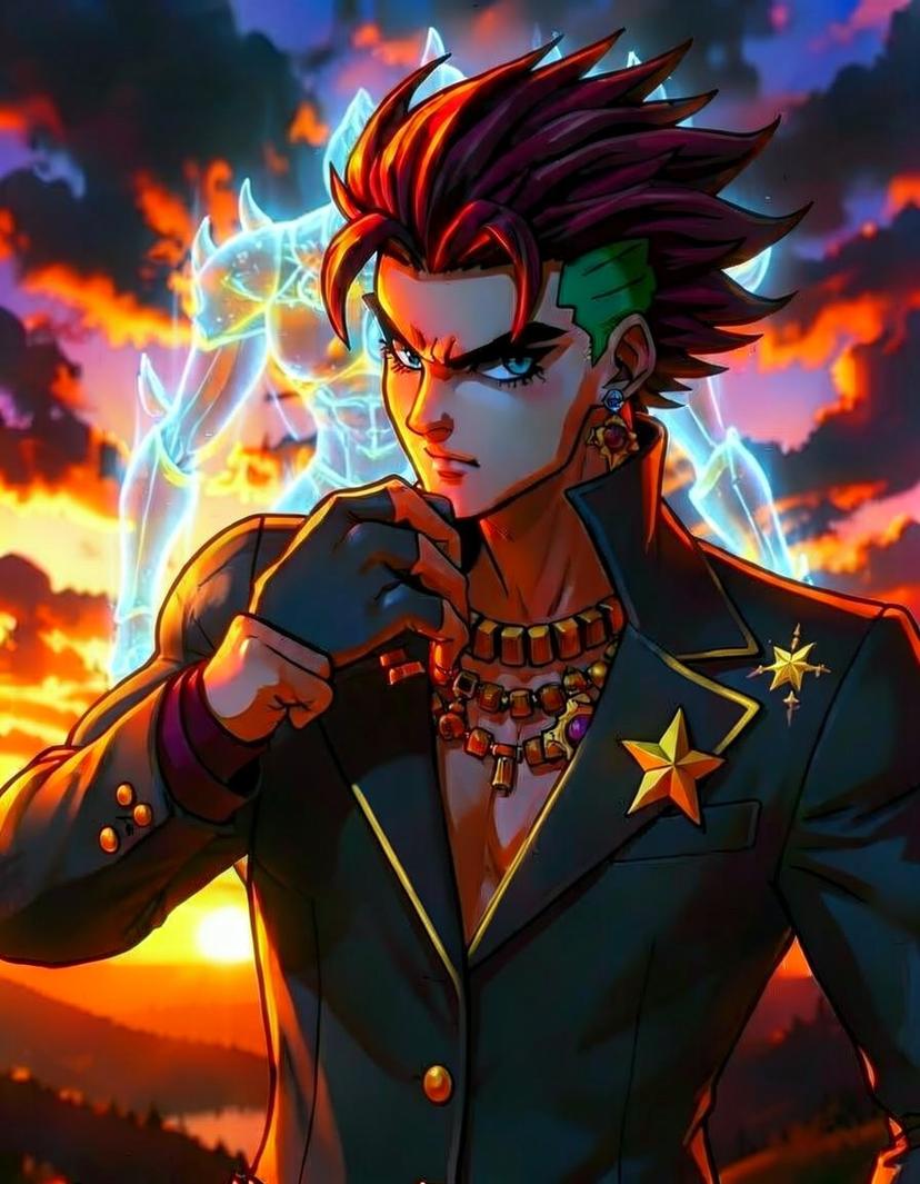 Solarflare, a JoJo Stand OC made on GenTube