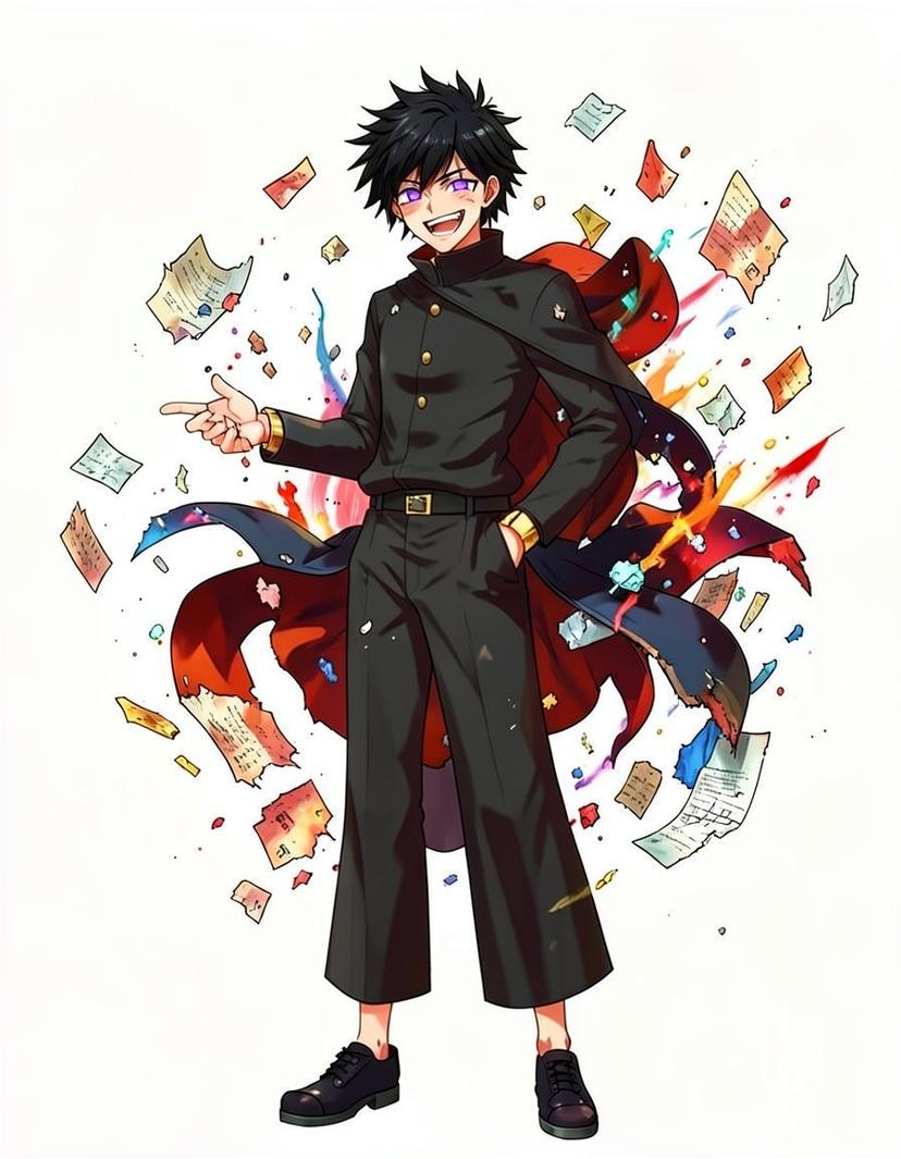 Shigeru Itadori, a Jujutsu Kaisen OC made on GenTube