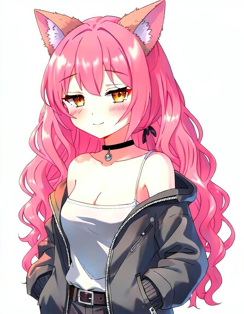 Mira Purris, a Waifu OC made on GenTube