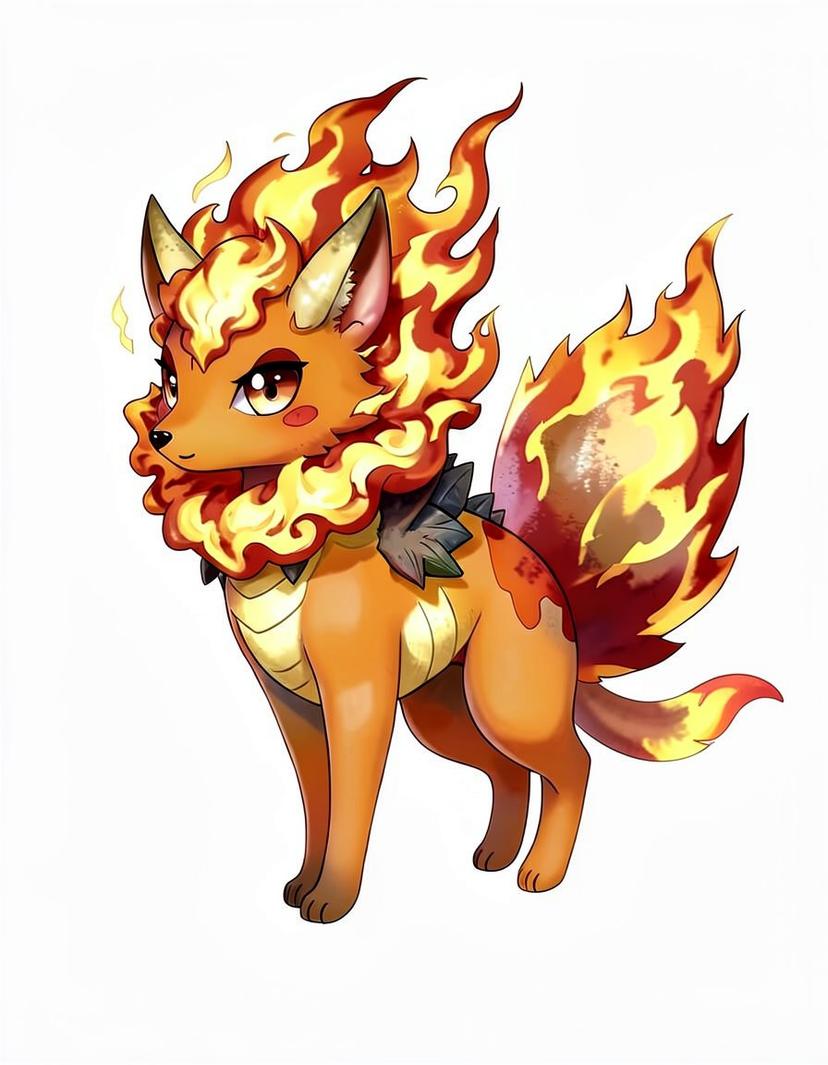 Kurama, a Pokemon OC made on GenTube