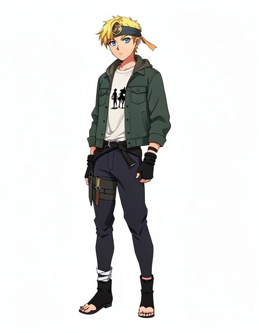 Kairo Shinju, a Naruto OC made on GenTube