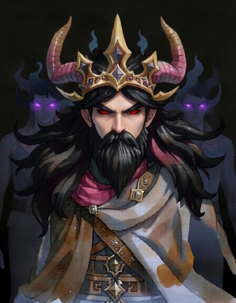 Obsidian Crown, a Solo Leveling OC made on GenTube