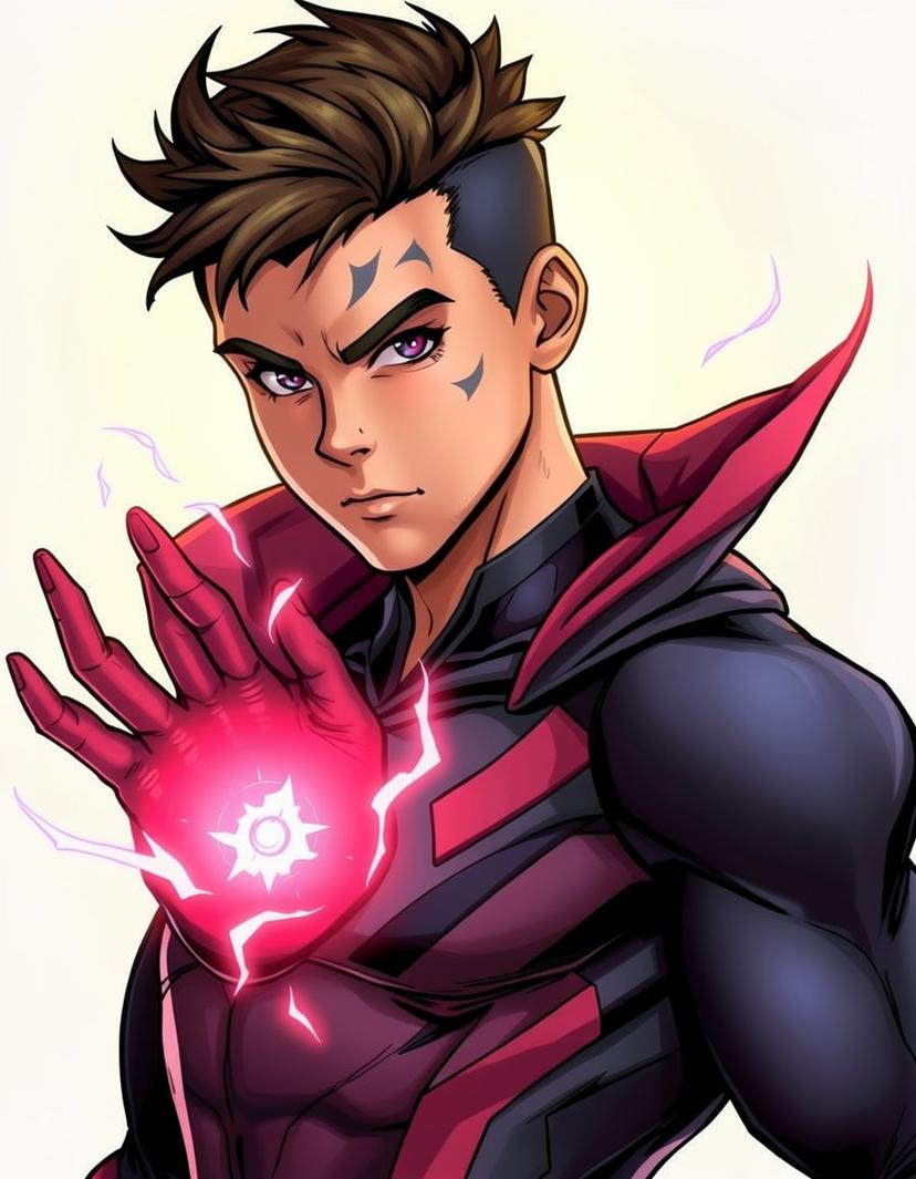 Veilborne, a Marvel Superhero OC made on GenTube