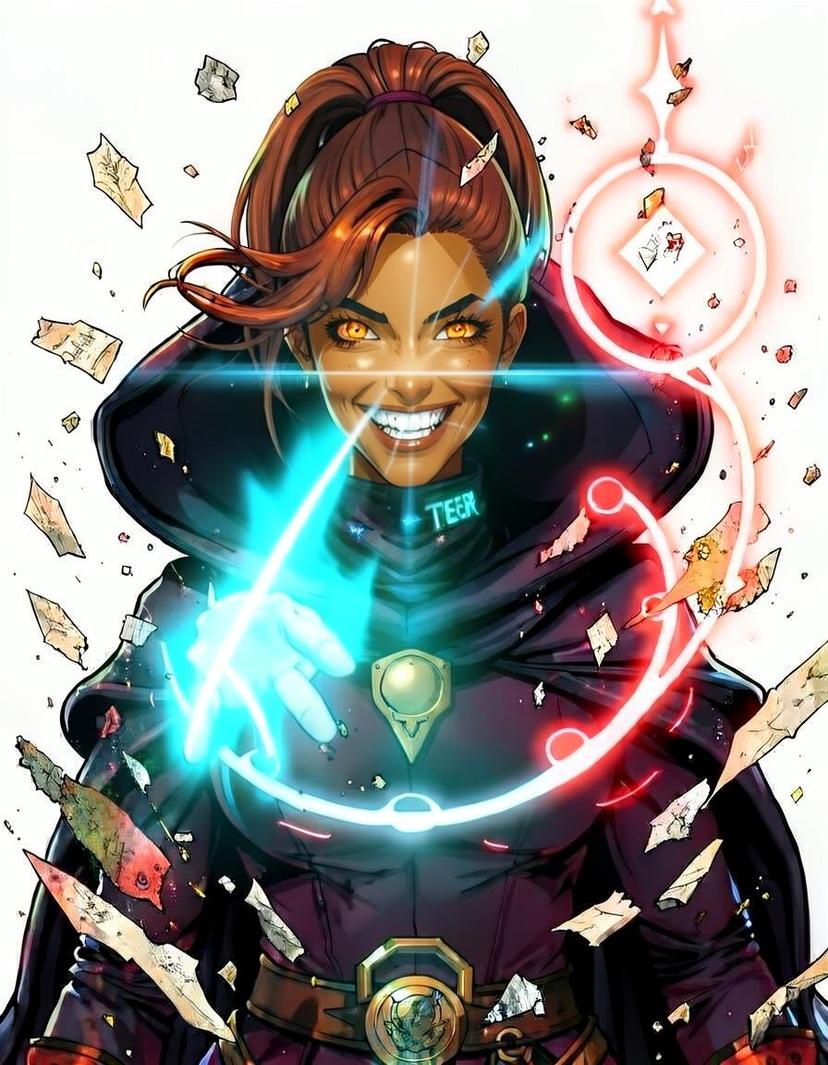 Cosmovesia, a Marvel Superhero OC made on GenTube