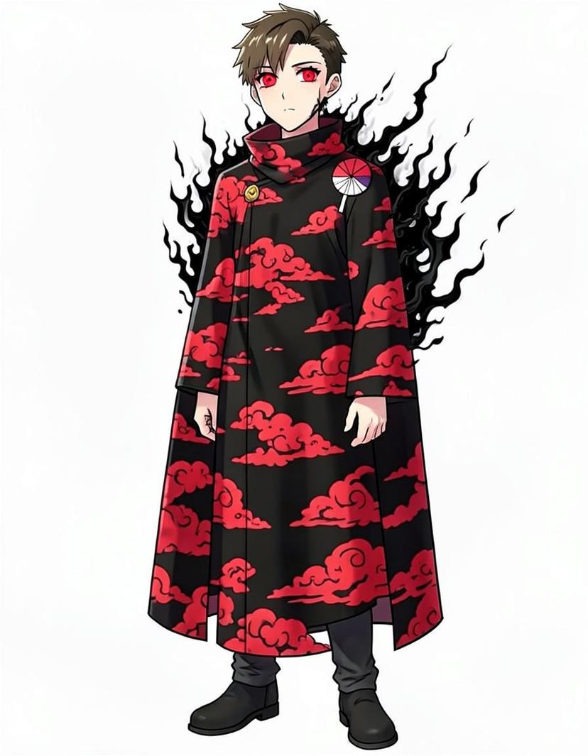 Nightflare, a Naruto OC made on GenTube