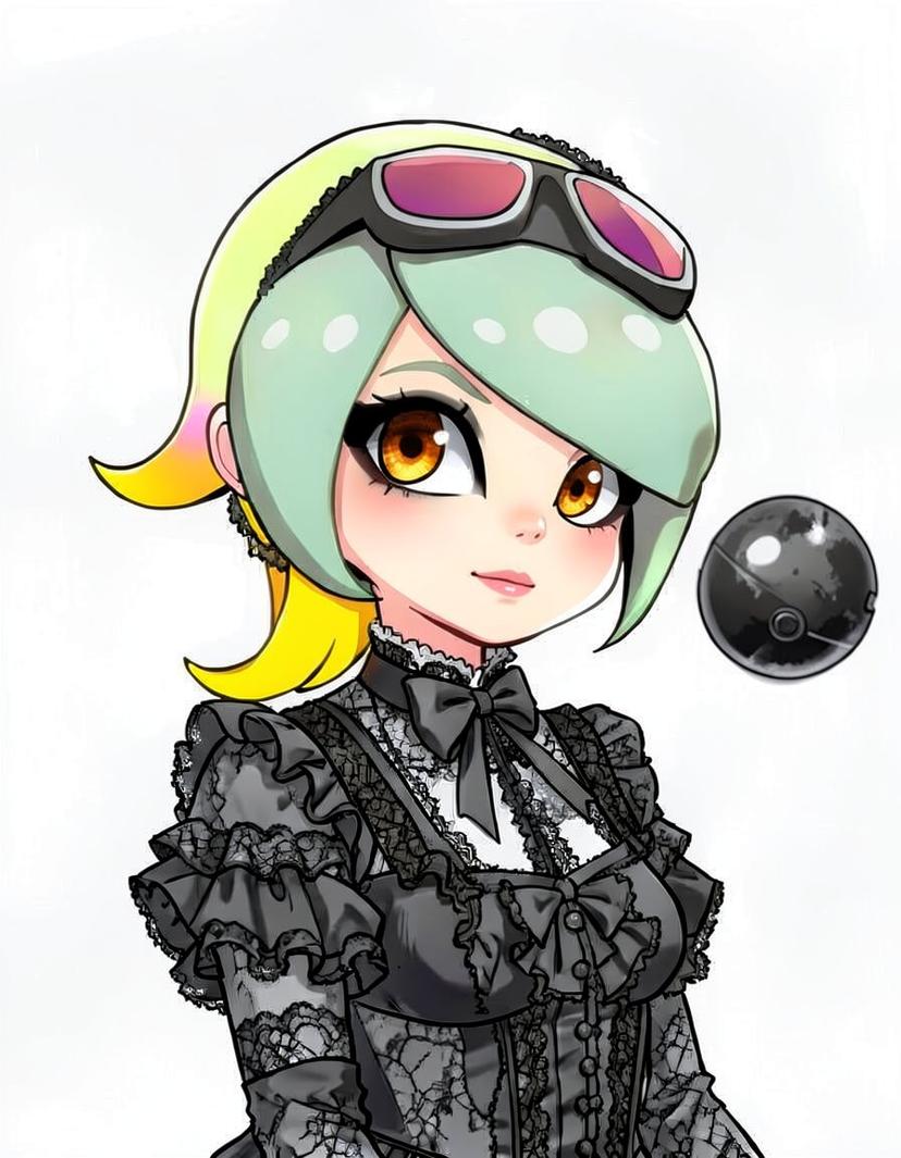 Ink Siren, a Splatoon OC made on GenTube