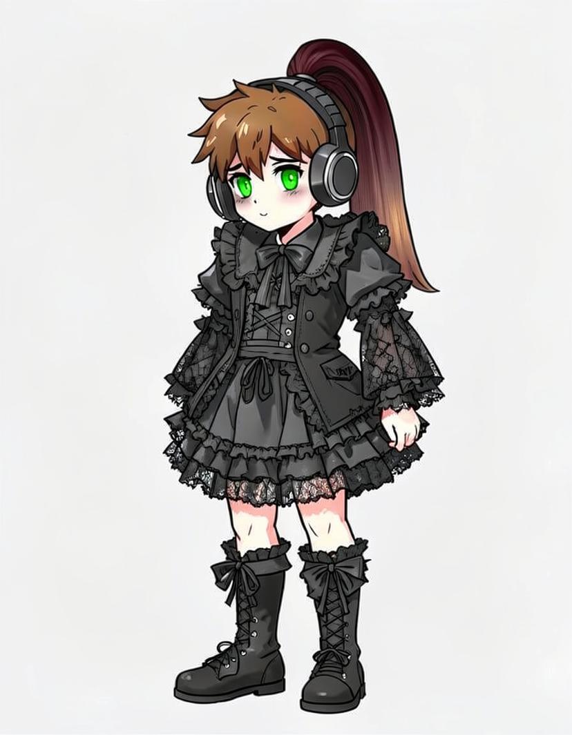 Shade Ember, a Naruto OC made on GenTube