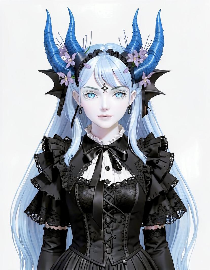 Blue Spider Lily Dragon Cookie, a Crk OC made on GenTube