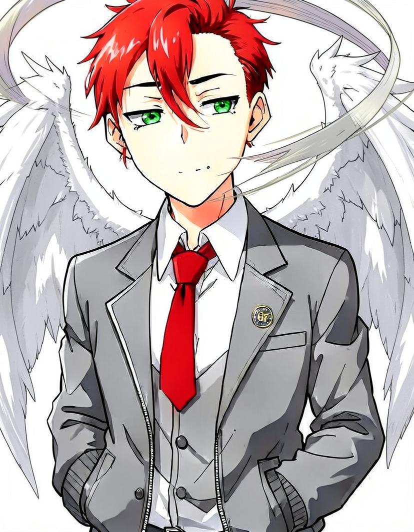 Crimson Gale, a My Hero Academia OC made on GenTube
