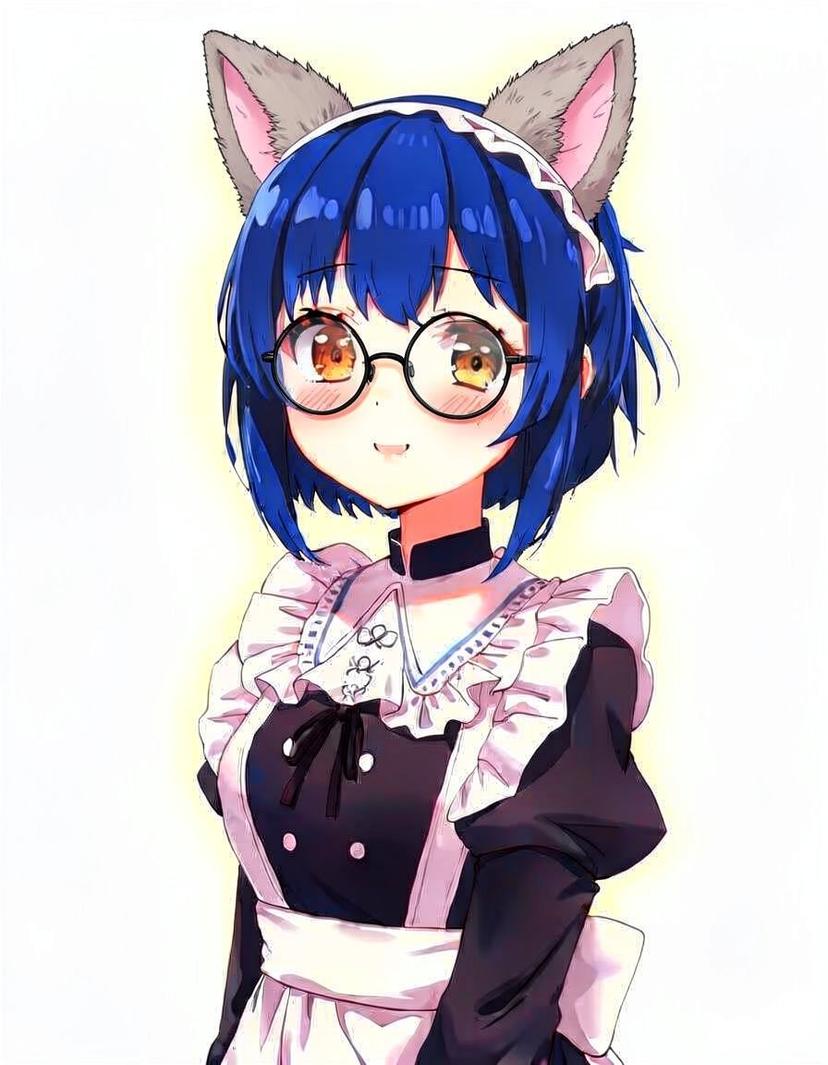 Mira Whisp, a Waifu OC made on GenTube