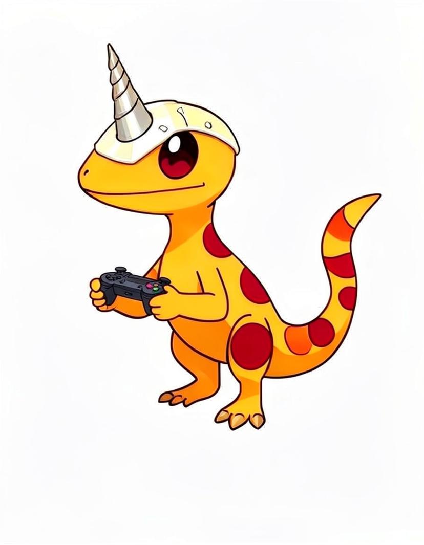 Forgescale, a Pokemon OC made on GenTube