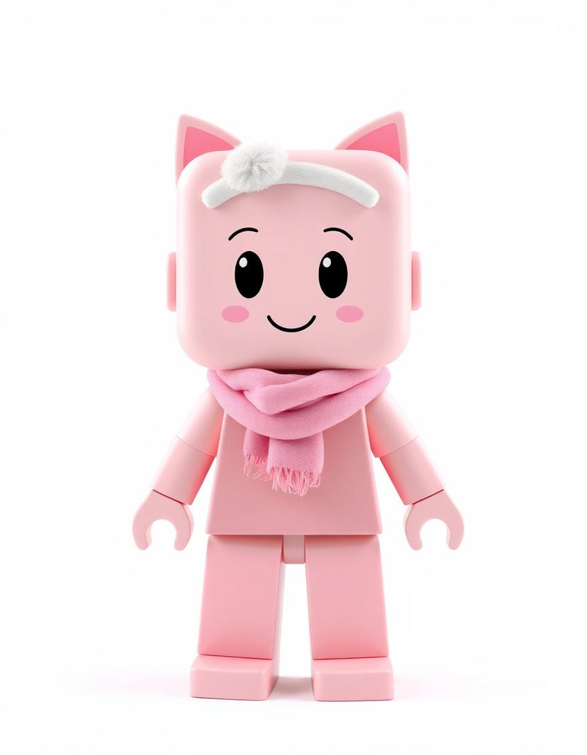 CandyFluff, a Roblox OC made on GenTube