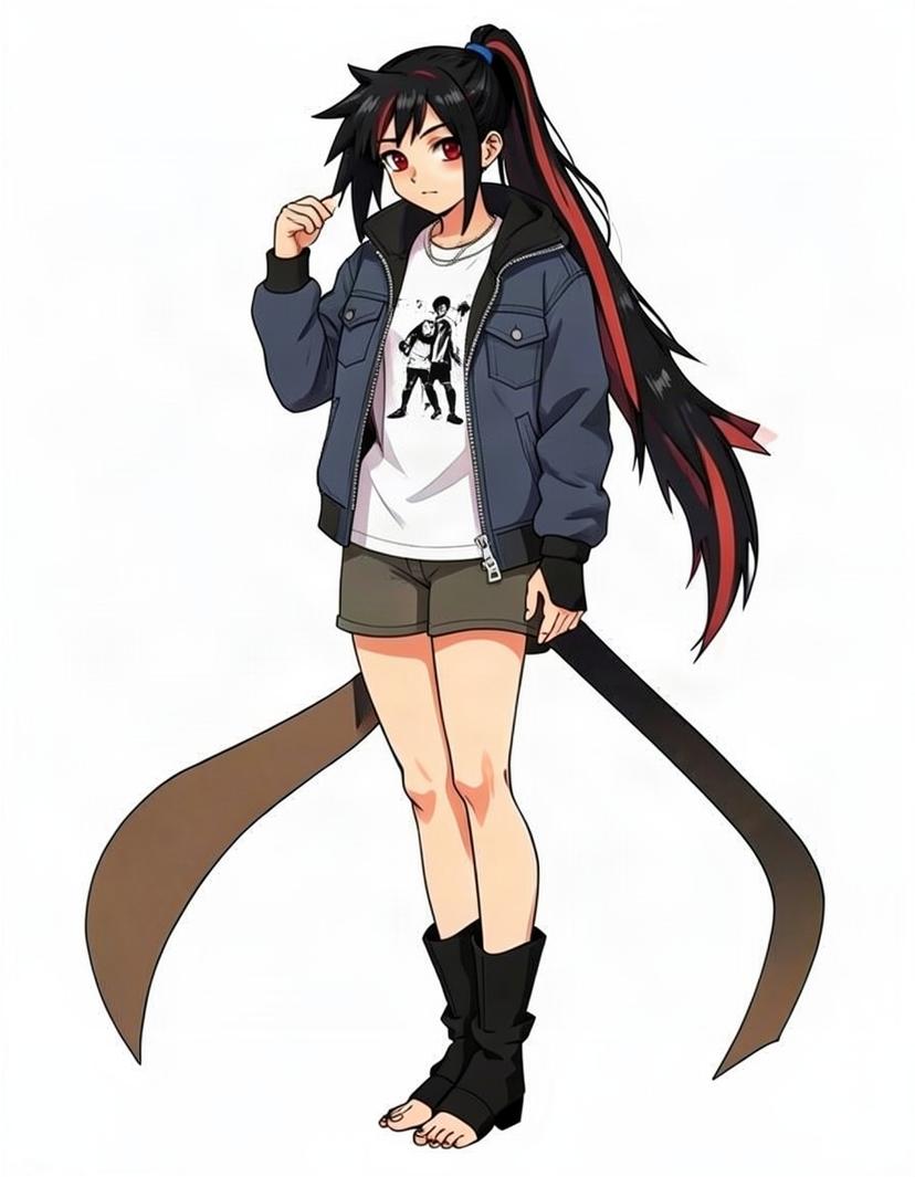 Crimson Veil, a Naruto OC made on GenTube