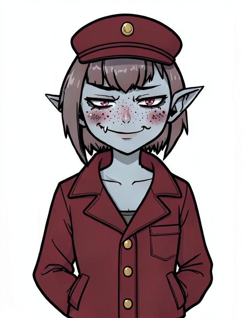 Abbie, a Hazbin Hotel OC made on GenTube
