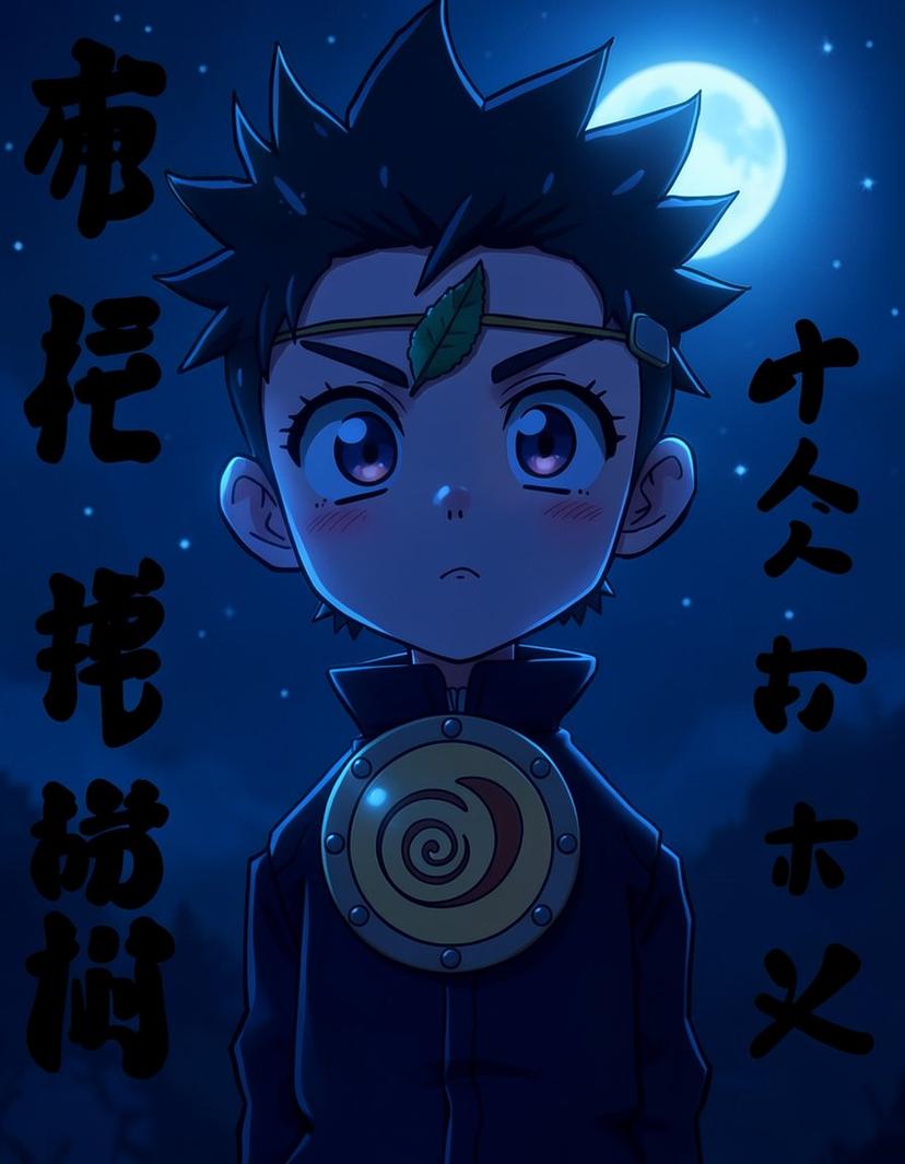 Ash, a Naruto OC made on GenTube