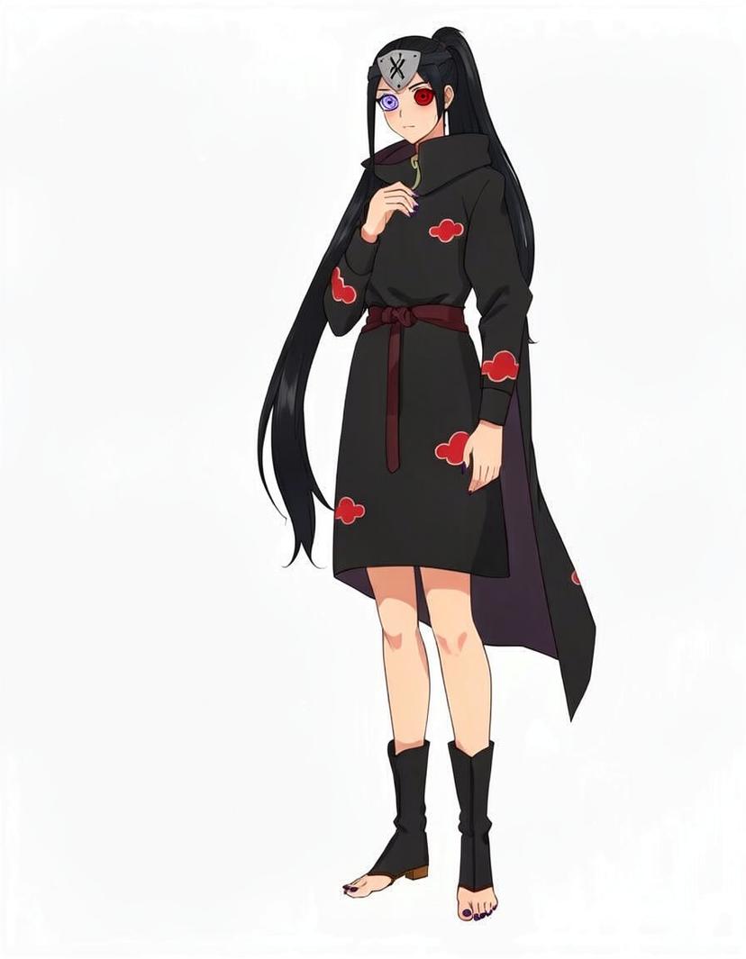 Nightshade Veil, a Naruto OC made on GenTube