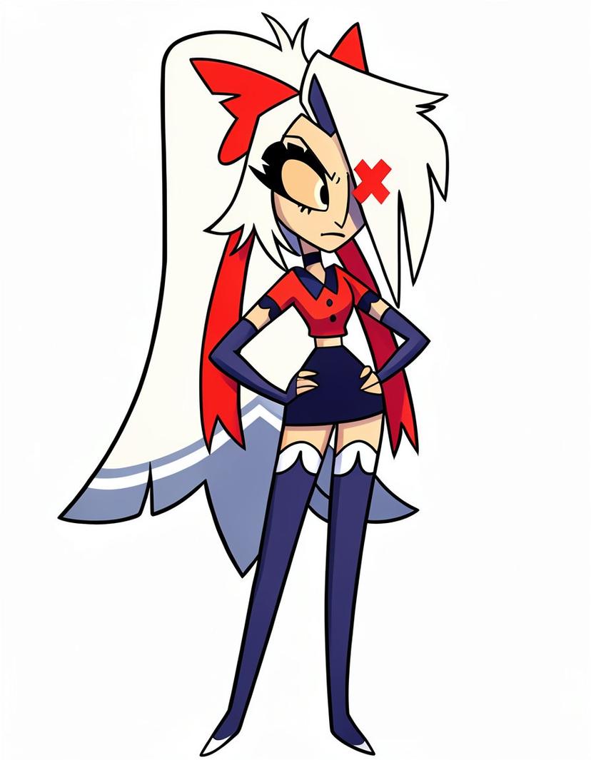 Vaggie, a Hazbin Hotel OC made on GenTube