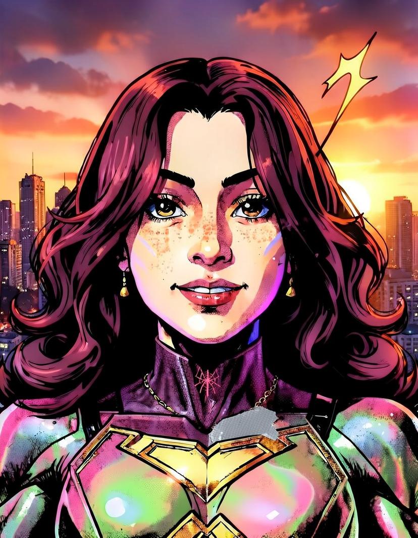 Leona, a Spider Man OC made on GenTube